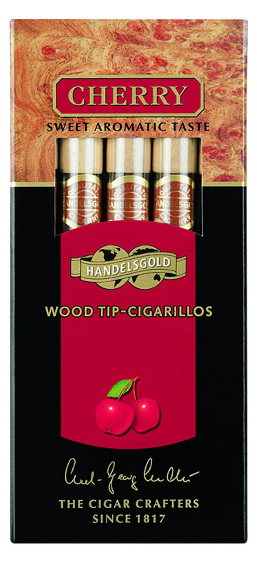 Cherry Wood Tip Cigarillos Red